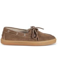 COPENHAGEN - Suede Lace-Up Loafers - Lyst