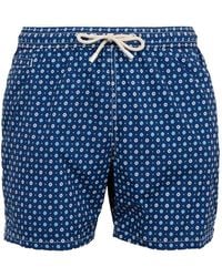 MC2 Saint Barth - Floral-Print Swim Shorts - Lyst