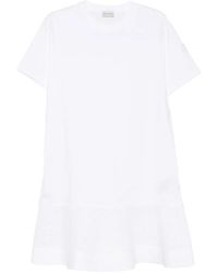 Moncler - Ruffled-Hem Mini Dress - Lyst