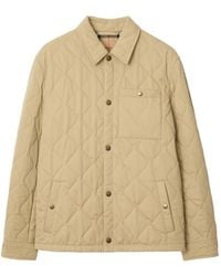 Burberry - Plumífero Con Botones - Lyst