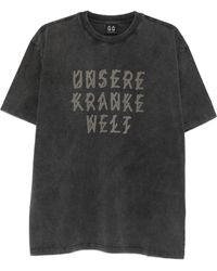 44 Label Group - T-Shirt mit Logo-Print - Lyst