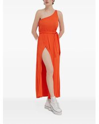 Billabong - One-Shoulder Split Maxi Dress - Lyst