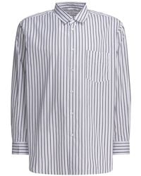 Comme des Garçons - Striped-Pattern Pocket-Detail Shirt - Lyst