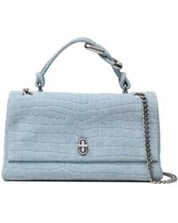 Marc Jacobs - The Suede Croc Dual-Chain Shoulder Bag - Lyst