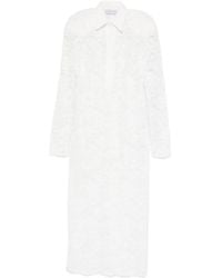 ROWEN ROSE - Robe Mi-Longue À Superpositions En Dentelle - Lyst