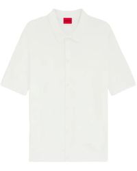 HUGO - Button-Up Short-Sleeve Shirt - Lyst