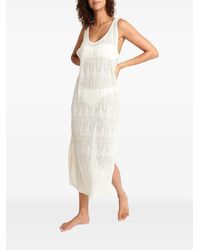 Banana Moon - Tupai Beachsoul Open-Knit Side-Slit Maxi Dress - Lyst