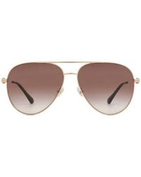 Jimmy Choo - Full Rim Pilot Sunglasses - Lyst