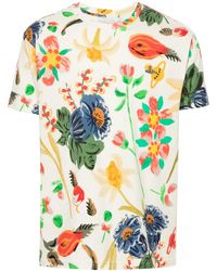 Vivienne Westwood - T-Shirt Mit Folklore-Print - Lyst