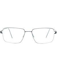 Lindberg - Aaron Rectangle-Frame Glasses - Lyst