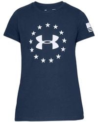 Under Armour - Logo-Print T-Shirt - Lyst