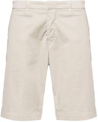 Fay - Logo-Patch Bermuda Shorts - Lyst