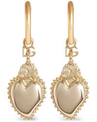 Dolce & Gabbana - Boucles D'Oreilles Cœur - Lyst
