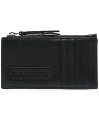 Lanvin - Signature Leather Card Holder - Lyst