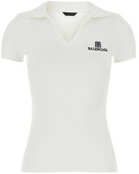 Balenciaga - リブ Tシャツ - Lyst