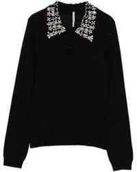Liviana Conti - Pull À Col À Ornements - Lyst
