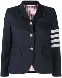 Thom Browne - 4-Bar Plain Weave Suiting Jacket - Lyst