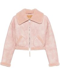 Jakke - Sherpa Collar Jacket - Lyst