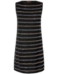 Missoni - Striped Sequin-Embellished Mini Knitted Dress - Lyst
