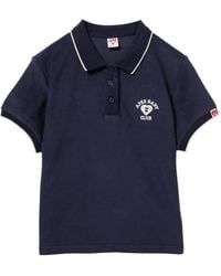 AAPE BY A BATHING AP - Logo-Print Cropped T-Shirt - Lyst