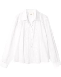 Xirena - Viviana Lace-Trim Shirt - Lyst