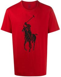 Polo Ralph Lauren Big Pony Printed T-shirt - Red