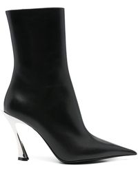 Mugler - 95mm Leather Boots - Lyst