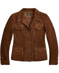 RRL - Rose スエードジャケット - Lyst