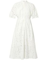 Erdem - Short-Sleeve Midi Dress - Lyst