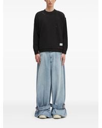 Neighborhood - Trui Met Gerafeld Detail En Ronde Hals - Lyst