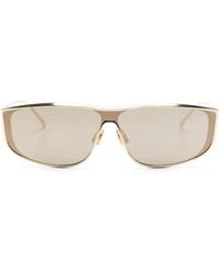 Saint Laurent - Luna Pilot-Frame Sunglasses - Lyst