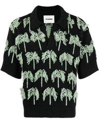 Jil Sander - Polo Con Stampa - Lyst