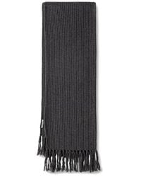 Lacoste - Schal Mit Fransen - Lyst