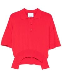 Erika Cavallini Semi Couture - Cut-Out Polo Top - Lyst