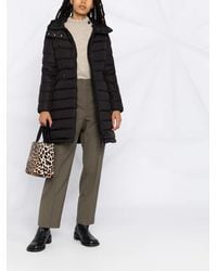 Moncler - ブラック Flammette ダウン コート - Lyst