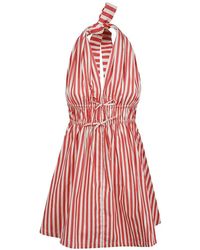 Significant Other Patrice Striped Halter Dress in Orange | Lyst Australia Significant Other Patrice Striped Halter Dress in Orange | Lyst Australia