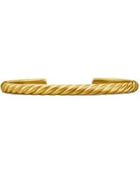 David Yurman - 18Kt Sculpted Cable Cuff Bracelet (5.5Mm) - Lyst