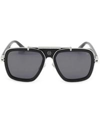 Philipp Plein - Icon Logo-Detail Sunglasses - Lyst