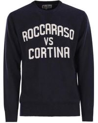 Mc2 Saint Barth - Heron Crew Neck -Pullover mit Stickerei auf der Vorderseite - Lyst