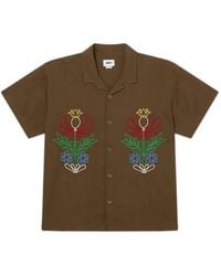 Obey - Perry Floral-Embroidered Shirt - Lyst