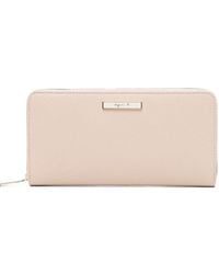 agnès b. - Leather Round-Zip Long Wallet - Lyst