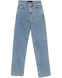 MEDEA - High-Waisted Straight-Leg Jeans - Lyst