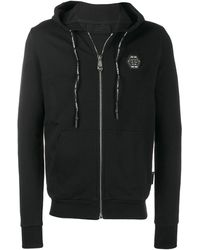 Philipp Plein Sudadera con motivo de calavera - Negro