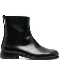 Our Legacy - Square-toe Leather Ankle-boots - Lyst