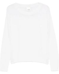 Allude - Fine-Knit Drop-Shoulder Sweater - Lyst