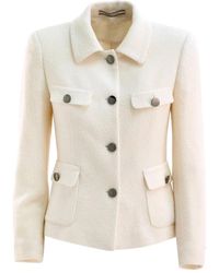Tagliatore - Jacke Aus Bouclé - Lyst