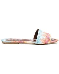 Missoni - Gia Wave ニットサンダル - Lyst