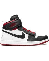 Nike - Air 1 High Flyease "black/gym Red/white" Sneakers - Lyst