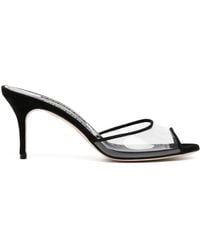 Manolo Blahnik - Mules Jadifa 70 Mm - Lyst