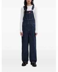 Dickies - Logo-Patch Denim Dungarees - Lyst